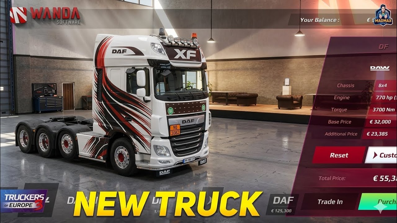 NEW TRUCK DAWN DAF WITH FULL UPGRADE | TRUCKERS OF EUROPE 3 #toe3 