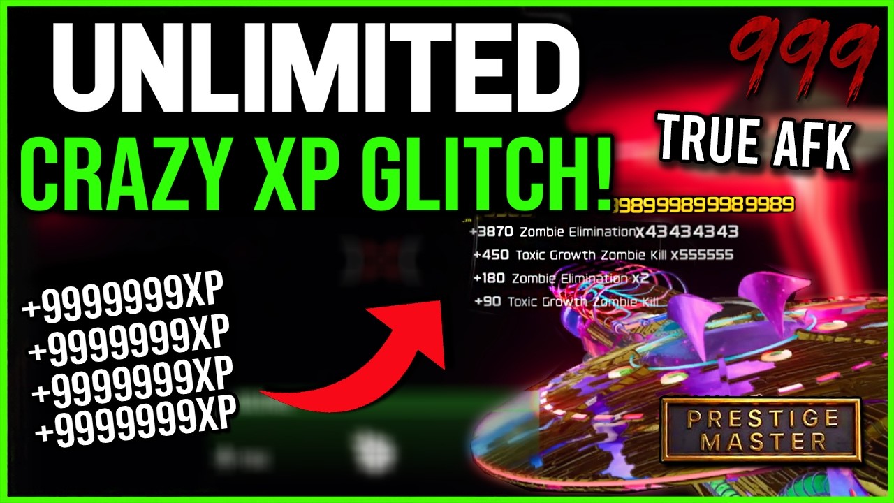 *NEW* AFK UNLIMITED XP GLITCH / CAMO GLITCH BO7! AFTER PATCH TRUE AFK FAST ASAP BO7 ZOMBIES GLITCH