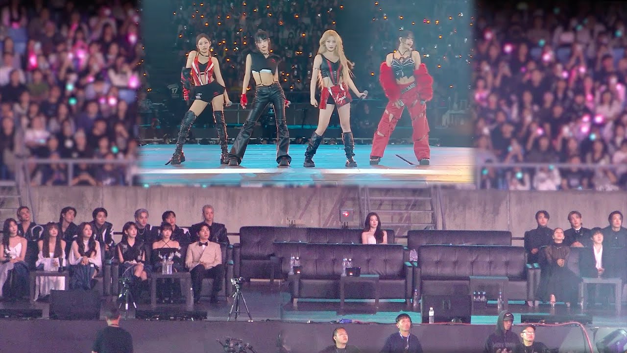 KISS OF LIFE stage reaction (Stray Kids ATEEZ LE SSERAFIM 혜리 슈화 이이경)/ 2025 AAA
