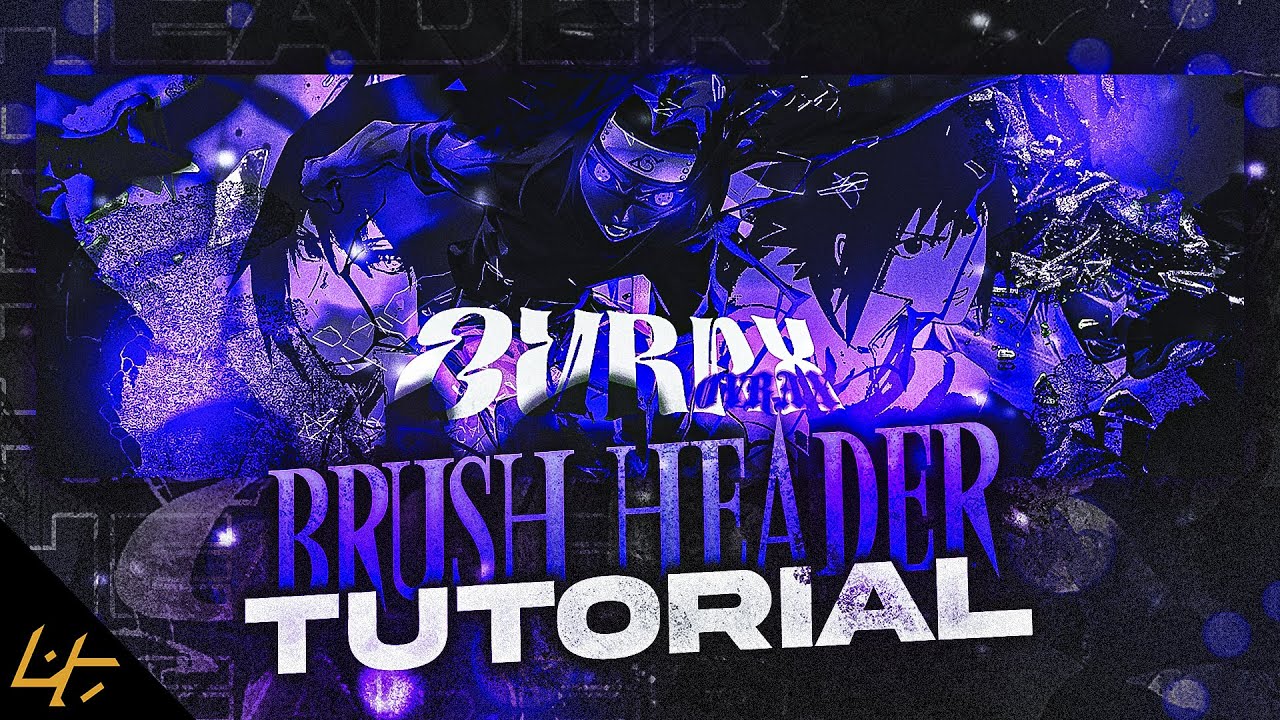 BRUSH ANIME HEADER/BANNER TUTORIAL - [PHOTOSHOP TUTORIAL 2024]