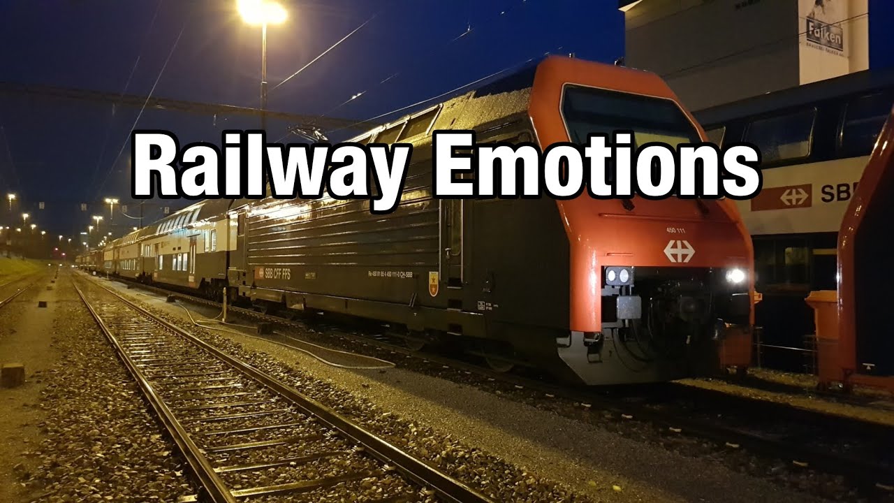 🚆 Autumn rainfall (Cab Ride Switzerland | S9 Uster - Schaffhausen)