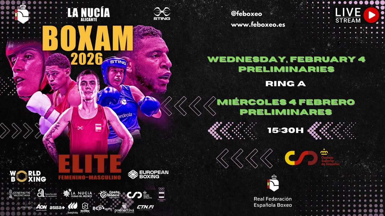 LA NUCÍA VUELVE A SER REFERENTE INTERNACIONAL CON EL TORNEO INTERNACIONAL BOXAM ÉLITE 2026