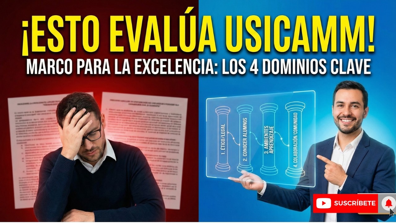 SI NO SABES ESTO, NO PASAS ❌ Marco para la Excelencia USICAMM (Resumen)