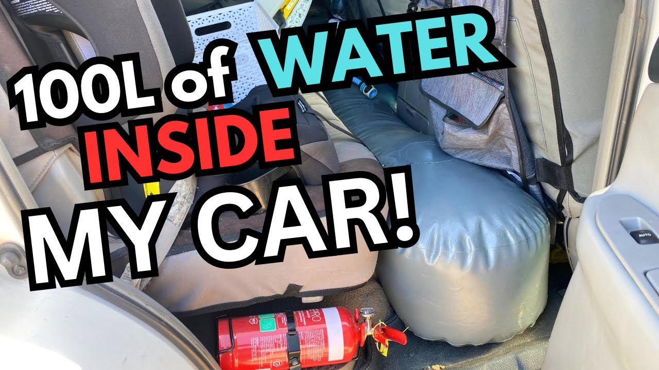 WATER BLADDER - Keeping us off-grid