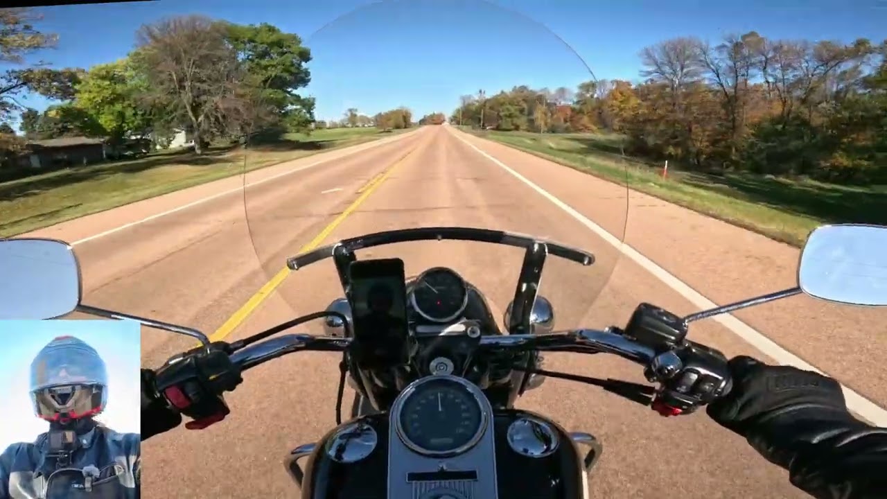 Fall Colors in Farm Country (Part 2) | Harley-Davidson POV Pure Engine Sound