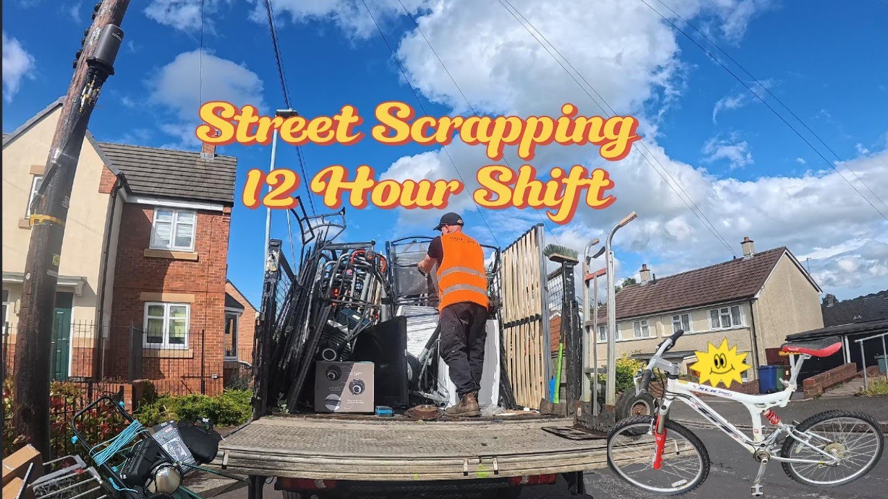 street scrapping 12 hour shift #scrapmetal