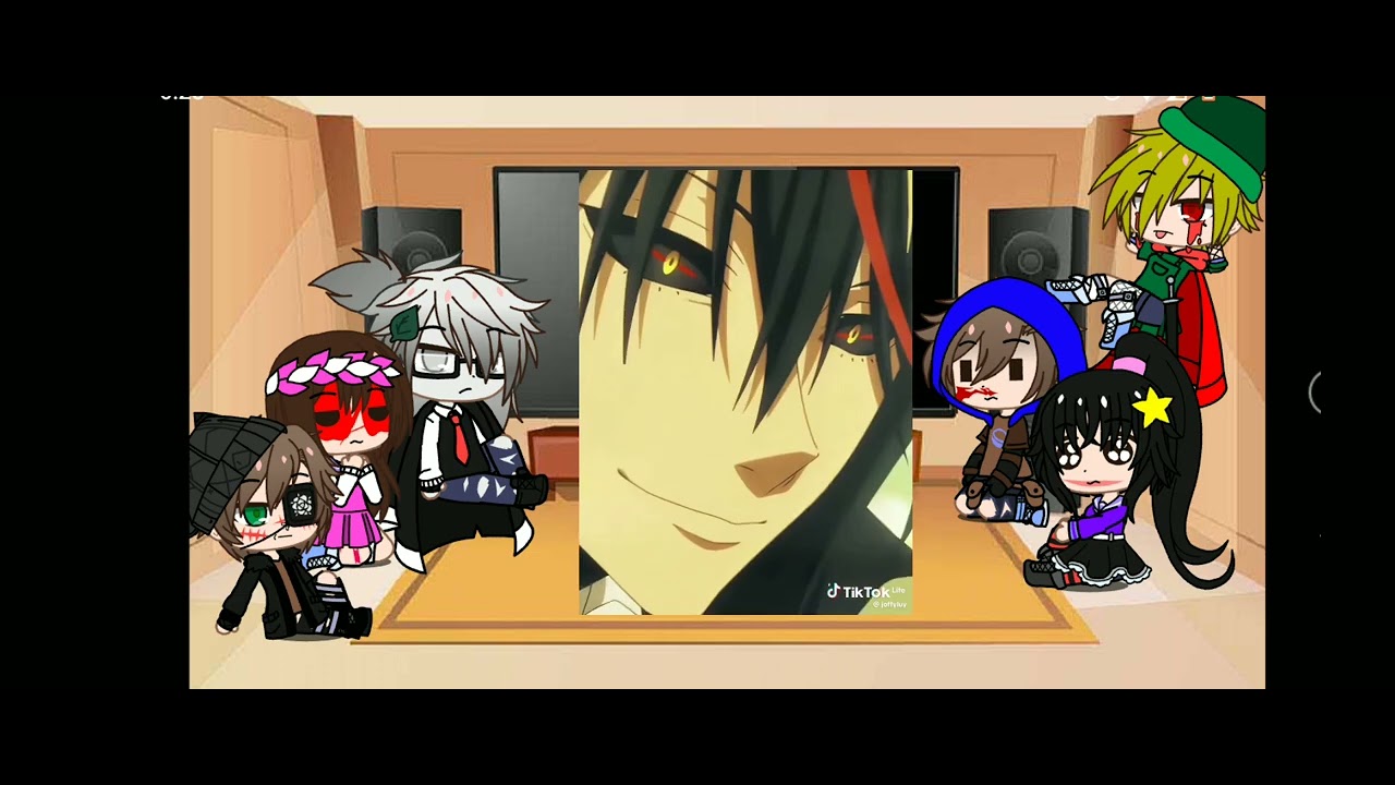 Los Creepypastas react to a Jeff the killer as rimuru tempest #edit