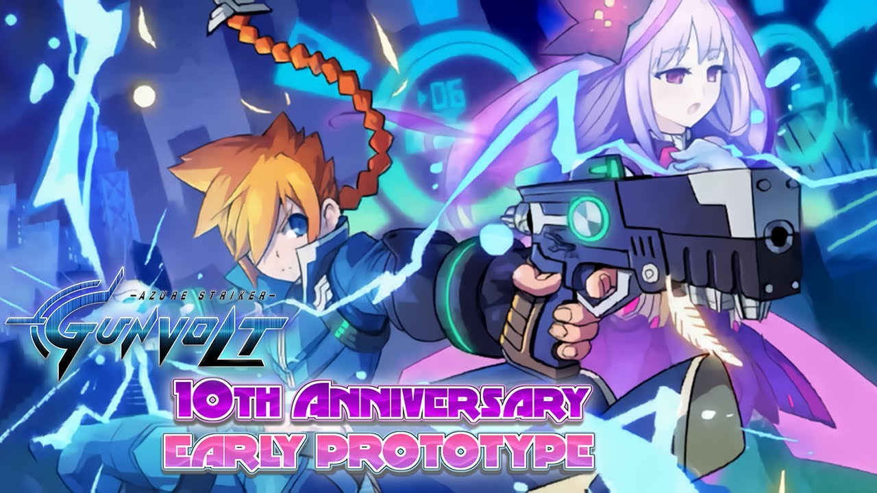 Azure Striker Gunvolt 10th Anniversary: Early Prototype (60FPS Interpolation)