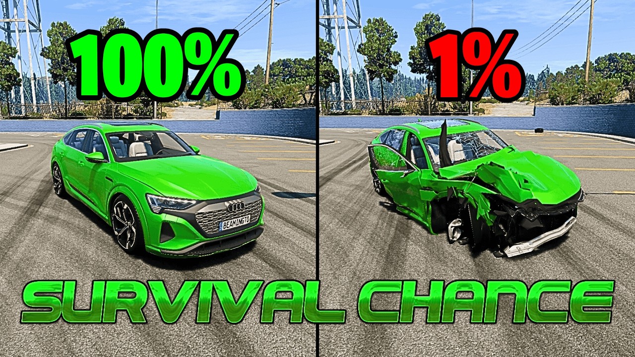 Best of Realistic Survival Chance Crashes #16 | BeamNG.drive