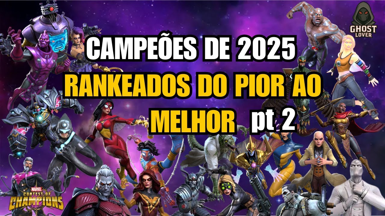 TOP 10 - RANK DOS CAMPEÕES DE 2025 | DO PIOR AO MELHOR - PARTE 2
