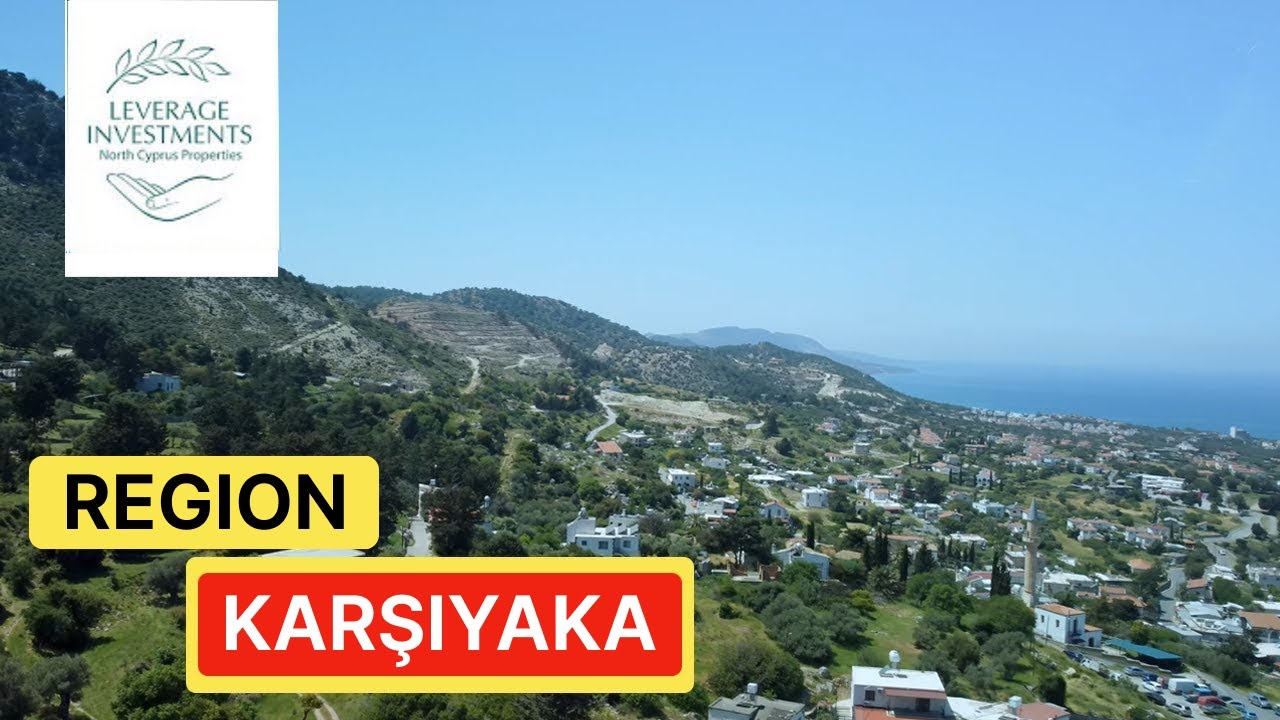 Bezirk Karşıyaka. Malerische Ausblicke, Ruhe und Gemütlichkeit. Nordzypern. Leverage Investments