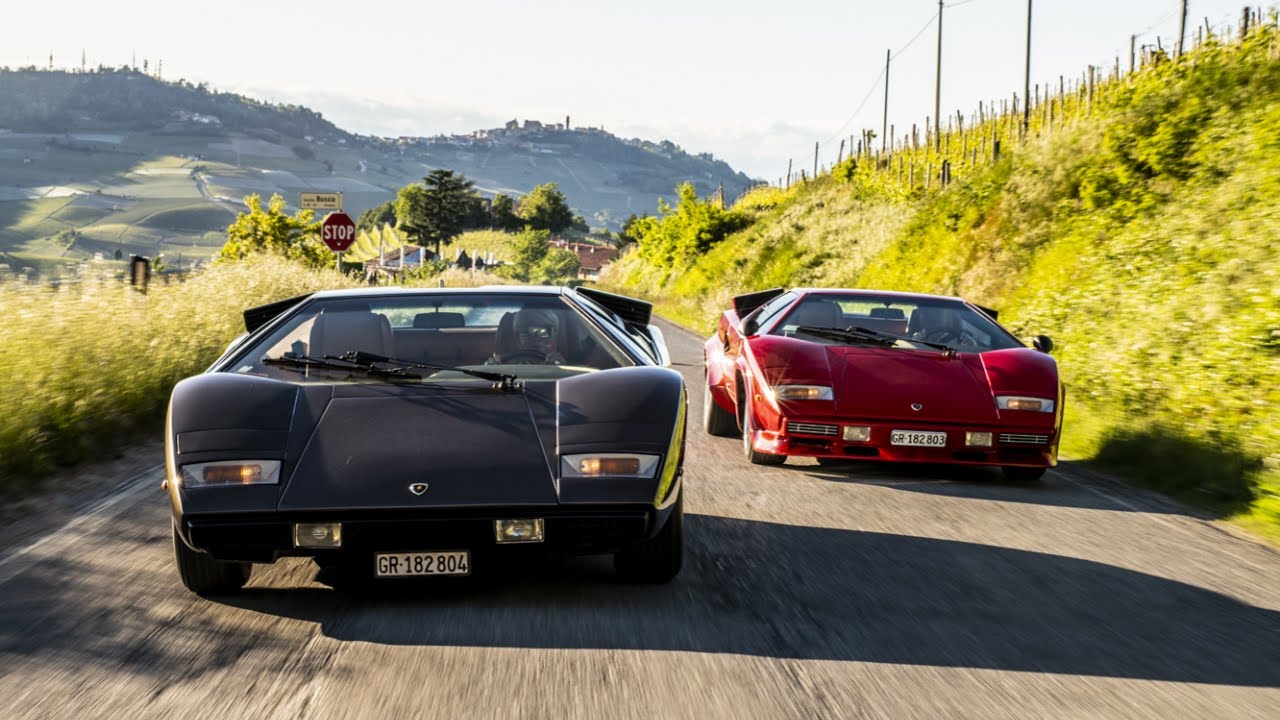Lamborghini Countach Legacy | From the idea car, the LP 500 of 1971, to five generations...