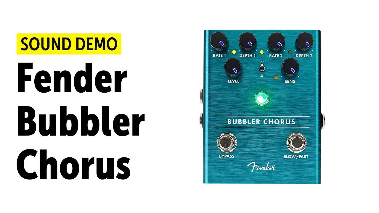 Fender Bubbler Chorus - Sound Demo  (no talking)