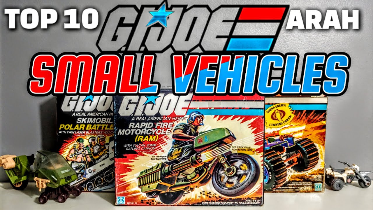 ТОП-10 маленьких машинок GI Joe | Винтажные игрушки