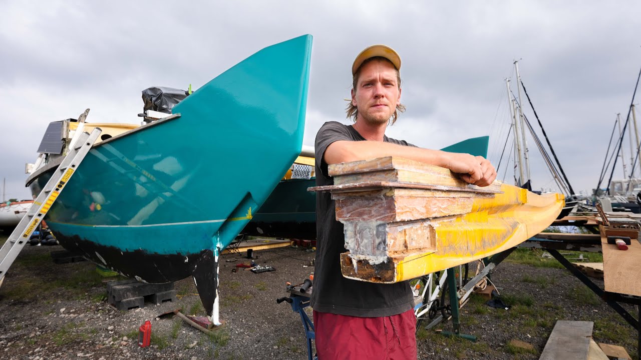 Rebuilding My Plywood/Epoxy Catamaran with No Carpentry Experience | Wildling Sailing