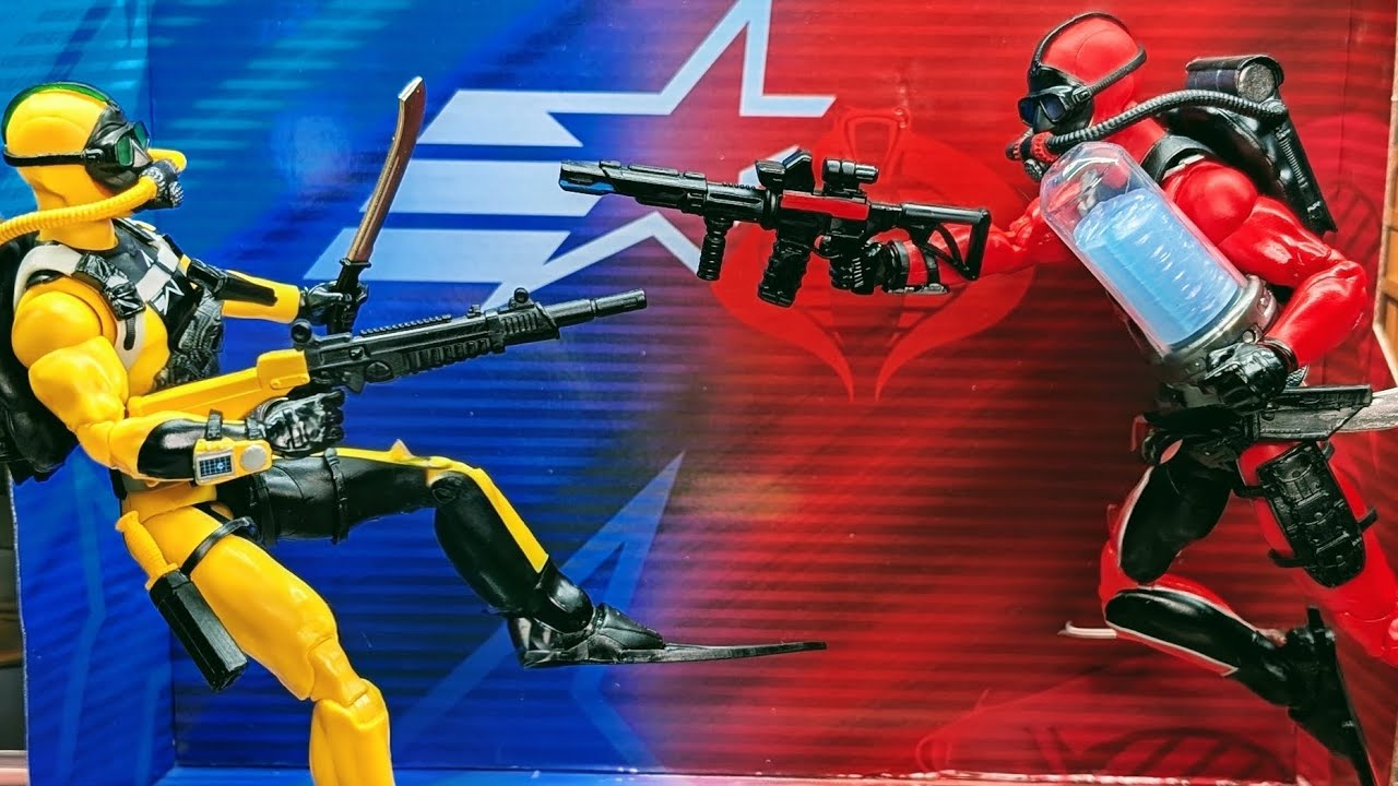 Обзор фигурки G.I. Joe Diver против Cobra Diver