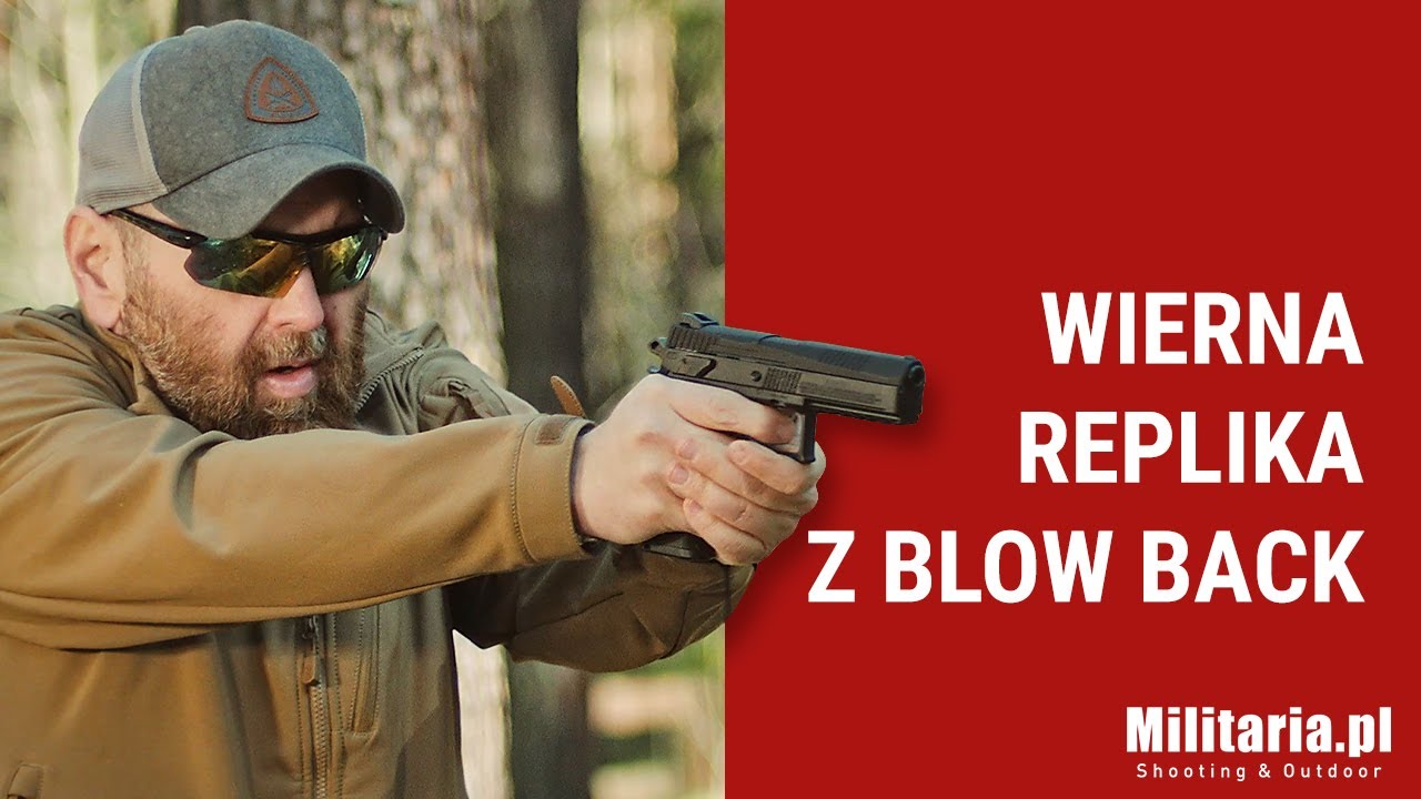Wiatr&oacute;wka CO2 z Blow Back - Pistolet CZ P-09 | Sklep Militaria.pl