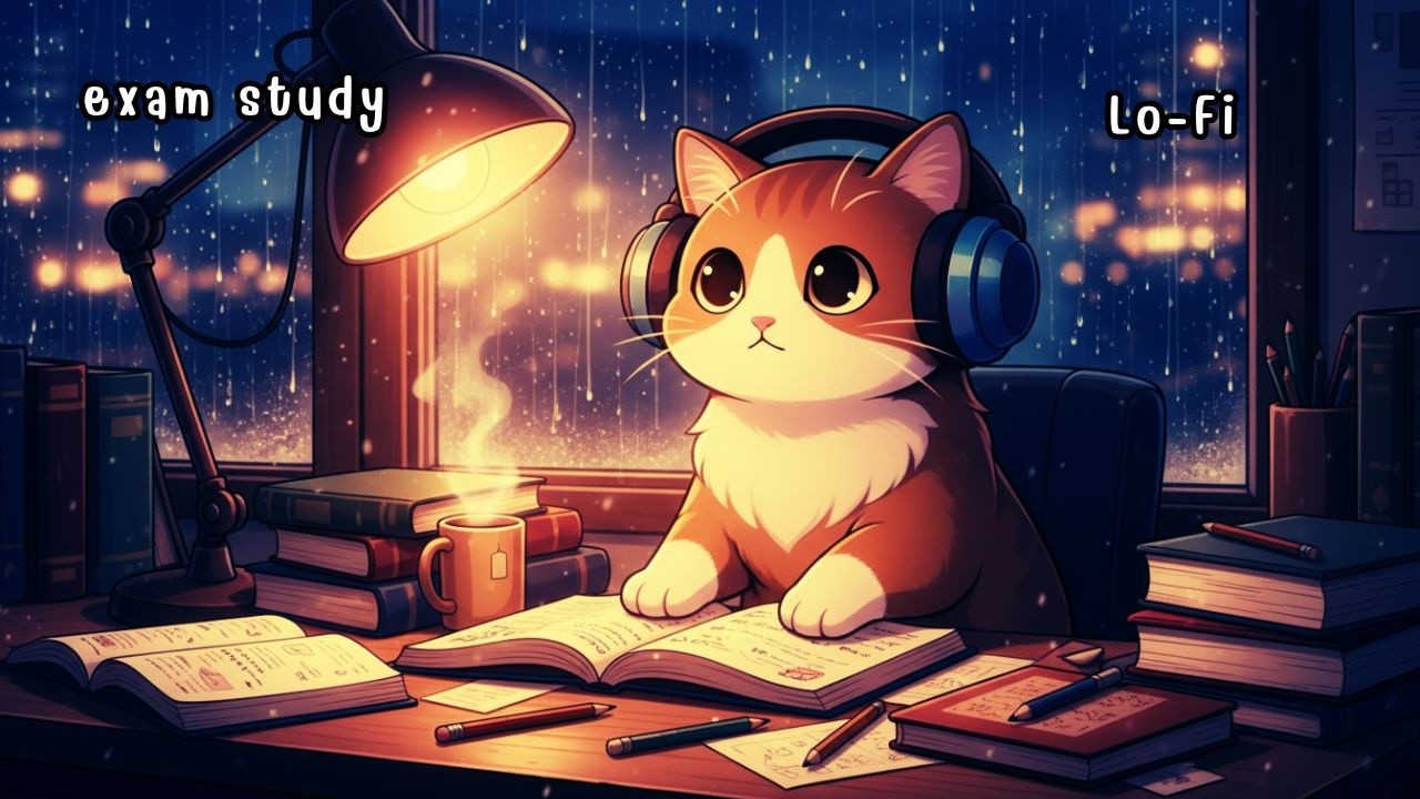 exam revision lofi 📝 focus music for studying (1 hour)