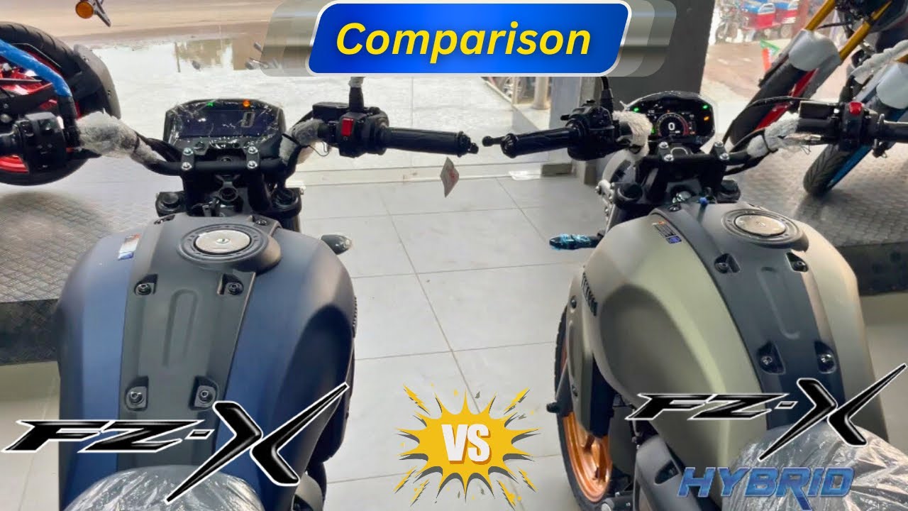 Yamaha FZ-X Hybrid vs Yamaha FZ-X Base Model Detailed Comparison | New GST Price