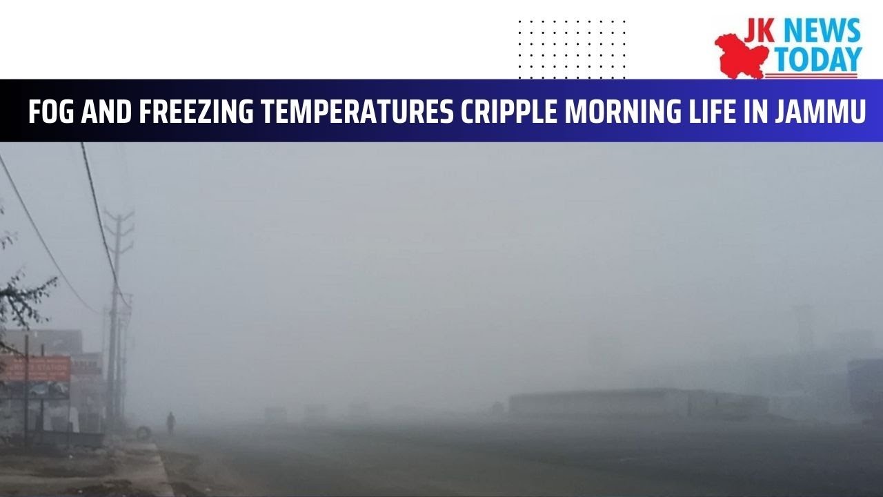 Fog and freezing temperatures cripple morning life in Jammu | JK News Today
