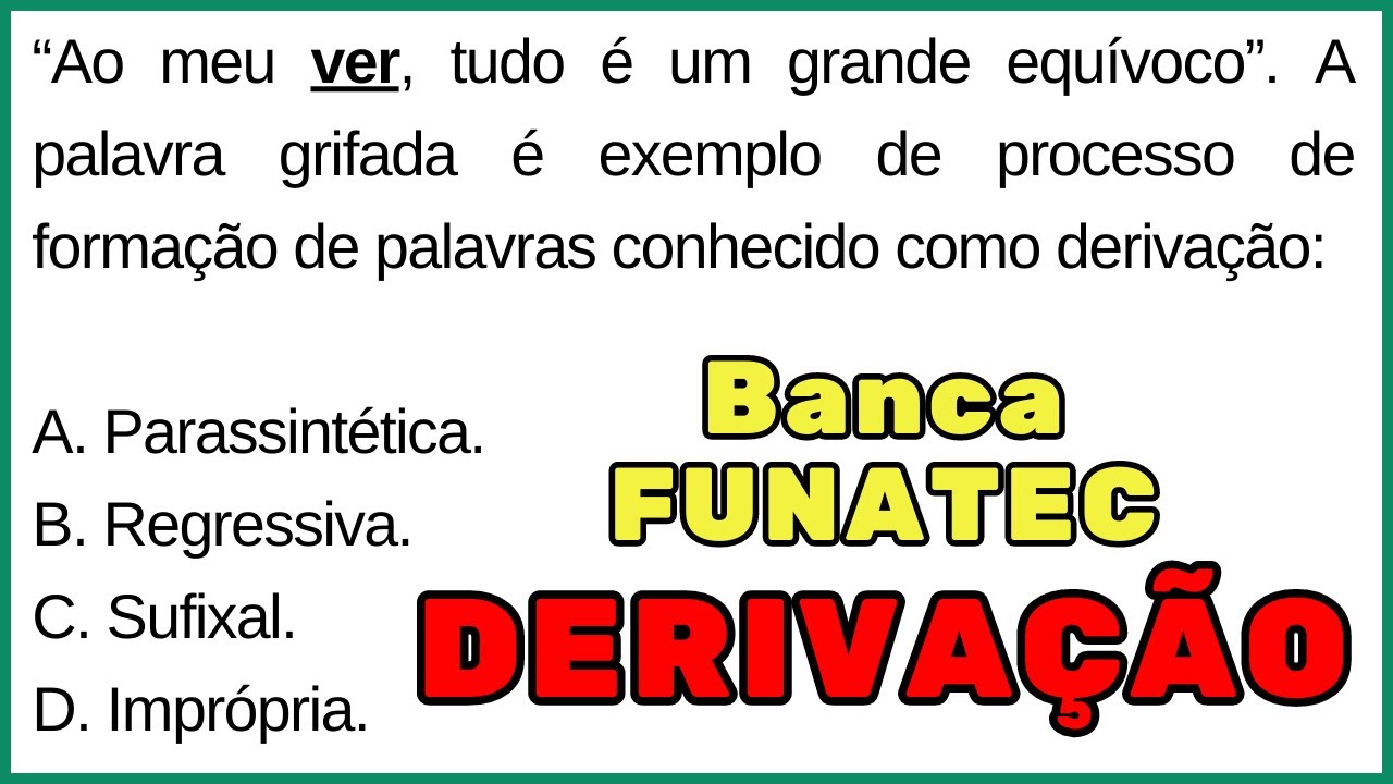 🔥 Português para Concurso Público | Questões de Português Básico | Banca FUNATEC