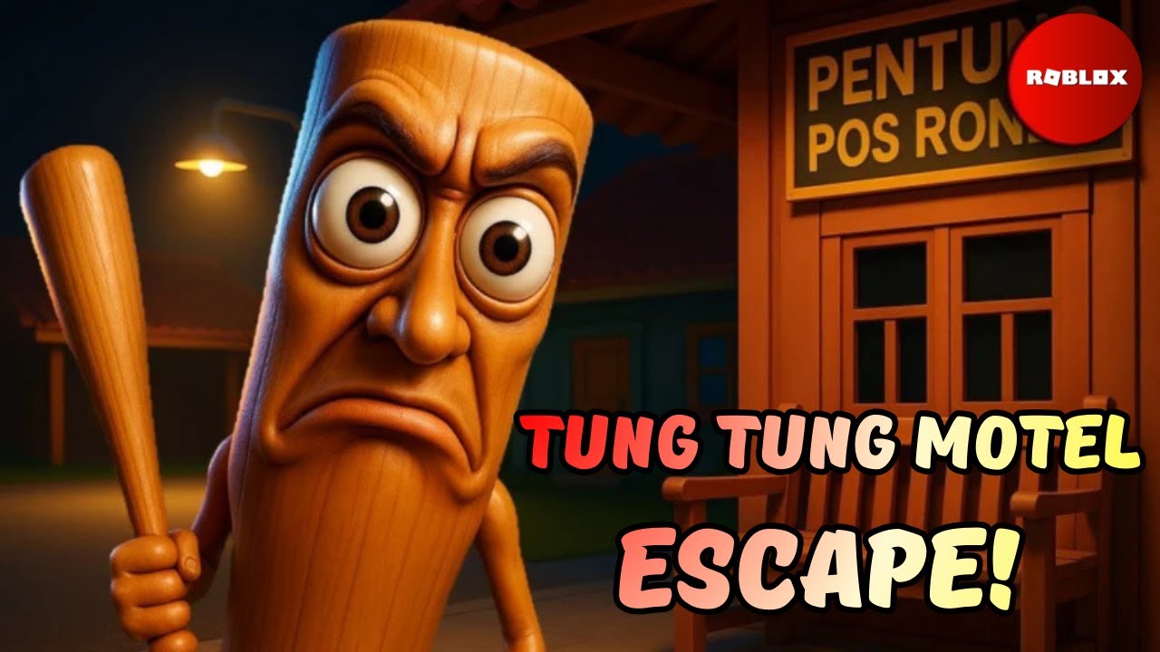 😨TUNG TUNG MOTEL ESCAPE! (Obby)FULL GAMEPLAY #roblox