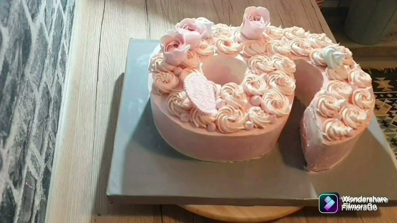 Zahlentorte | zusammensetzen einer Torte.