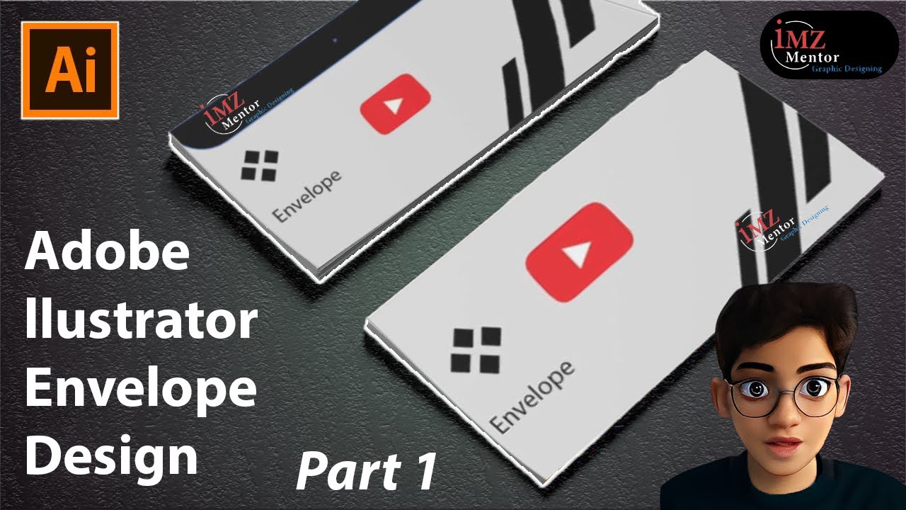how to make envelope in illustrator #envelopecard #envelope #adobephotoshoptutorial