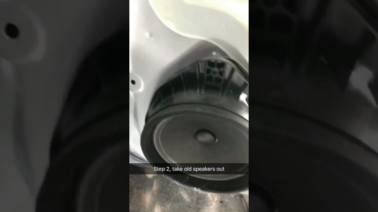 Kicker CS65 4 ohm speakers 2011 Chevy Cruze Front Door Install