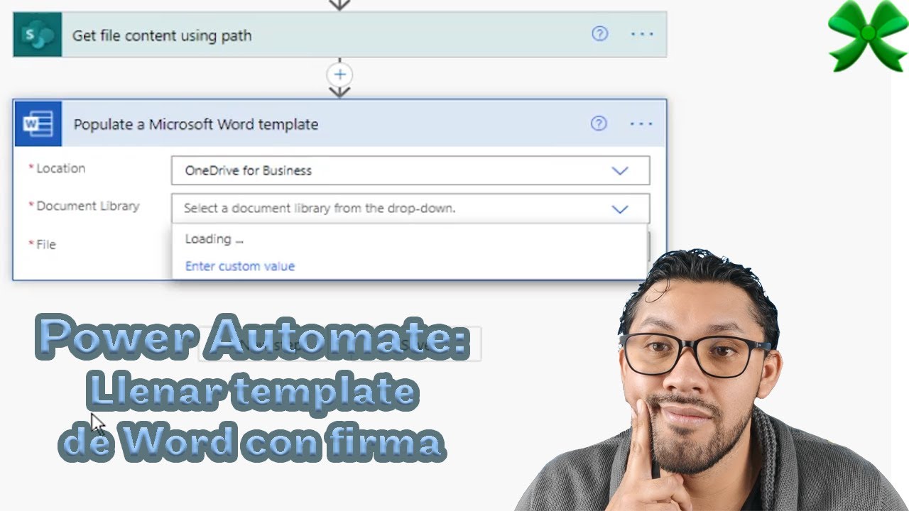 Power Automate: Template de Word para generar contratos firmados