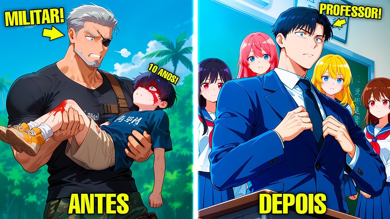 Quando um Mercenário Lendário Entra na Escola Para dar Aulas e as Garotas se Apaixonam por Ele!