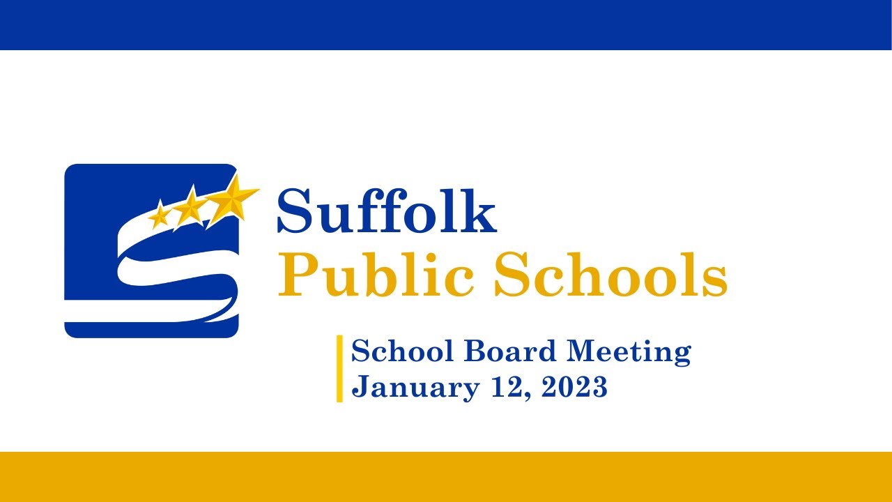 January 12, 2023 - School Board Meeting