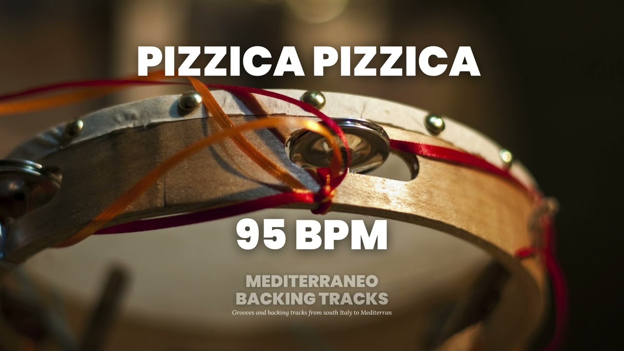 Pizzica pizzica Backing Track || Tamburello Loop - 95 BPM