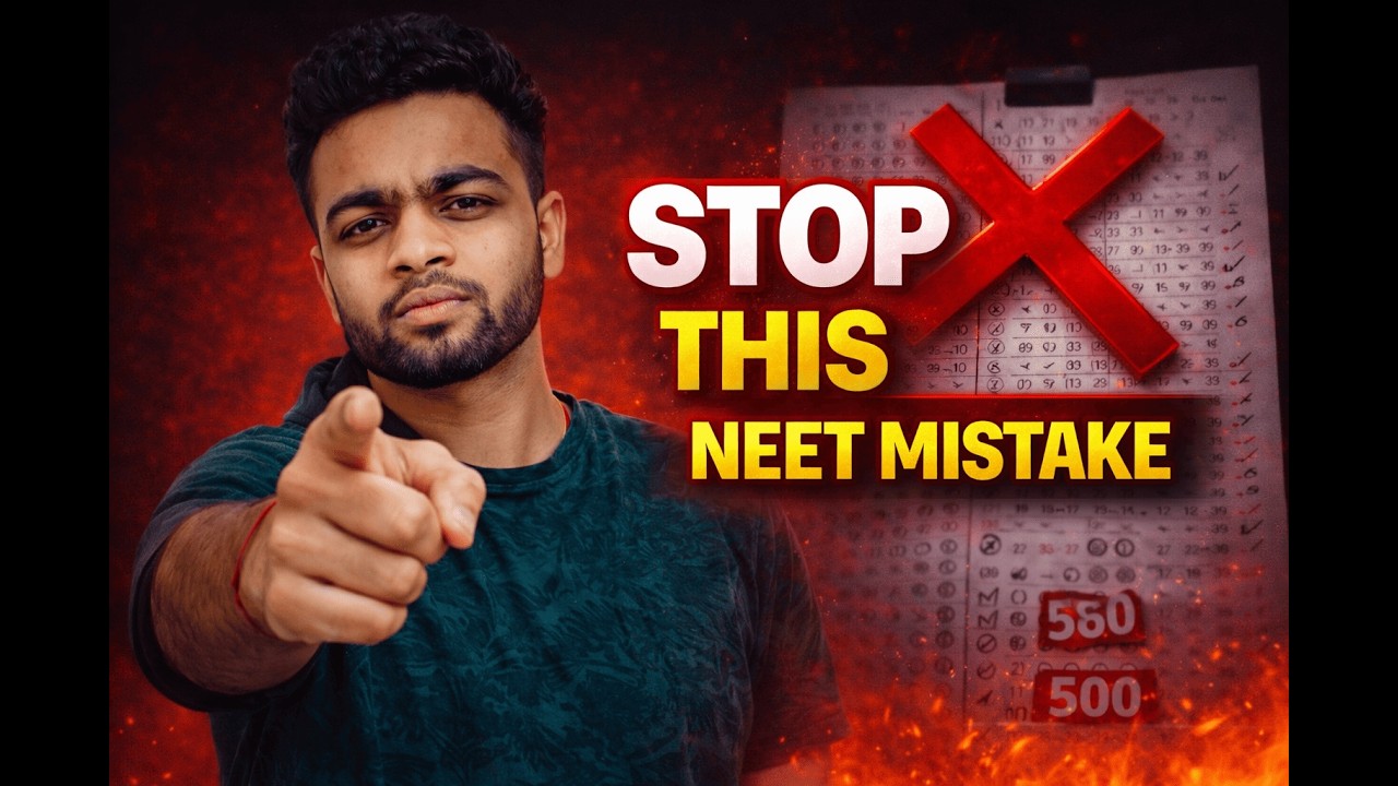 STOP These Mistakes❌ Before NEET 2026 (99% Students Do This)❗