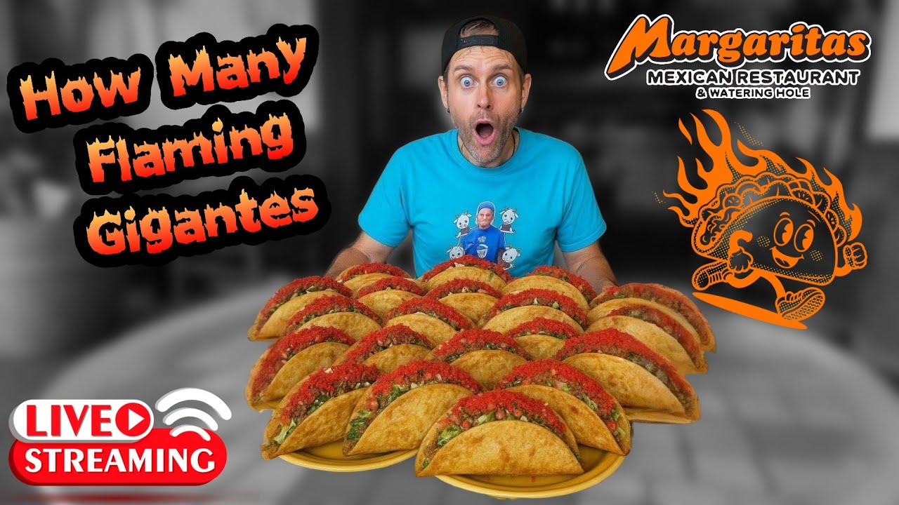 Episode L99: Flaming Gigante Tacos - The MOST INSANE Taco Challenge!