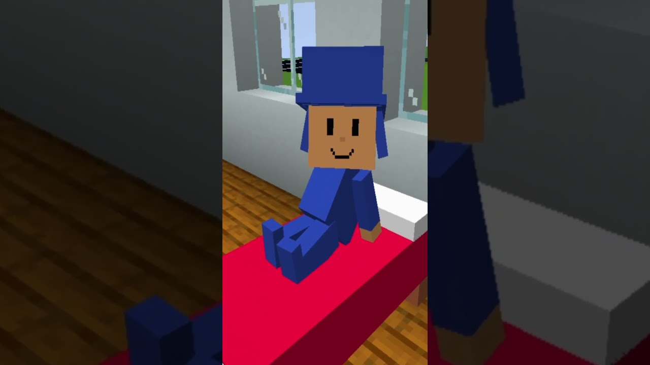 POCOYO ESTA CASTIGADO #shorts #minecraft  #smilingcritters #sprunki #poppyplaytime4