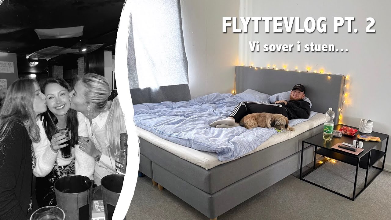 FLYTTEVLOG PT  2, Pakker ned, Tager i Byen og Update