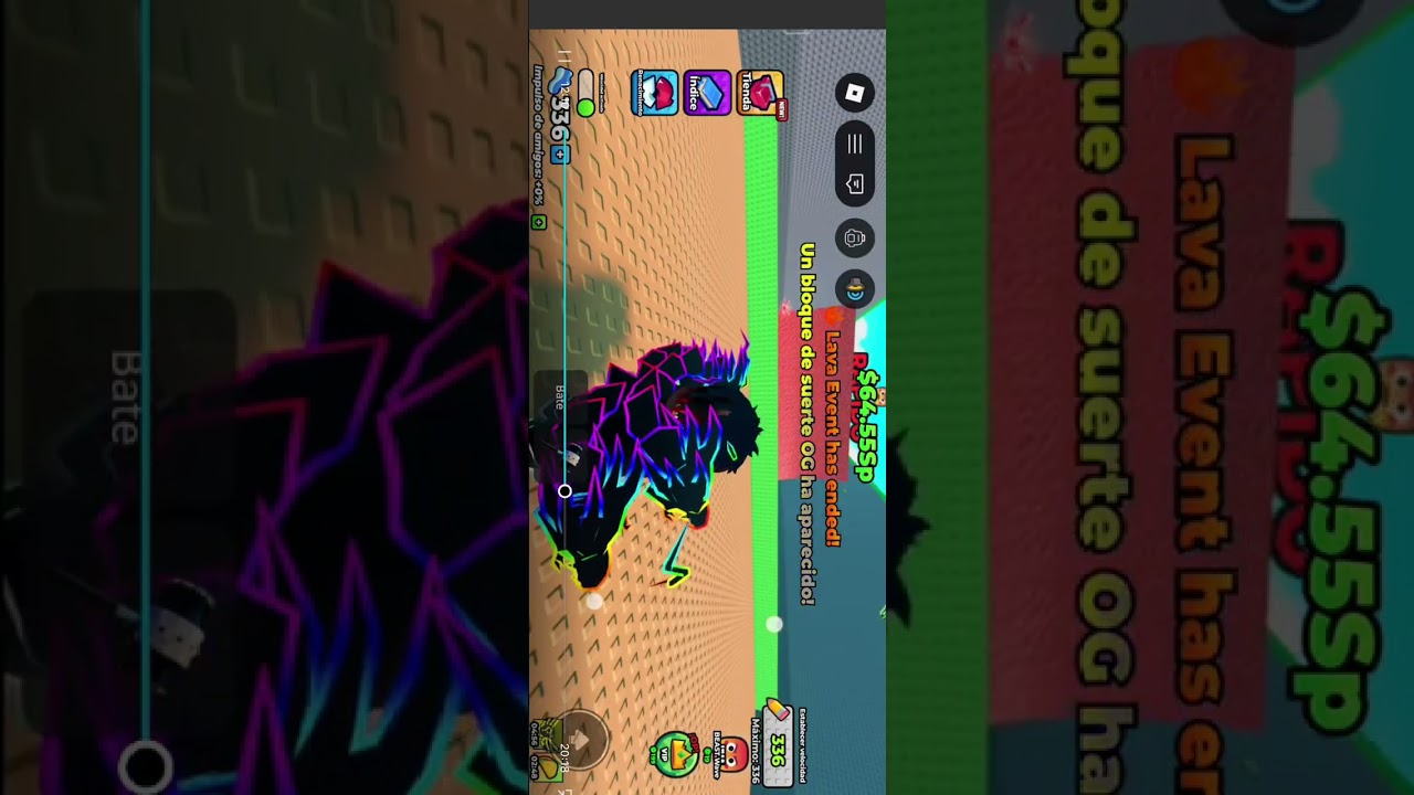 Jugando el juego de las olas lucky blocks