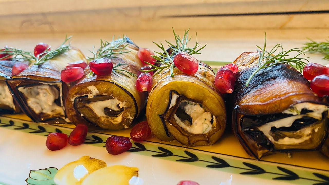 Rolled Eggplant Recipe - Armenian Cuisine