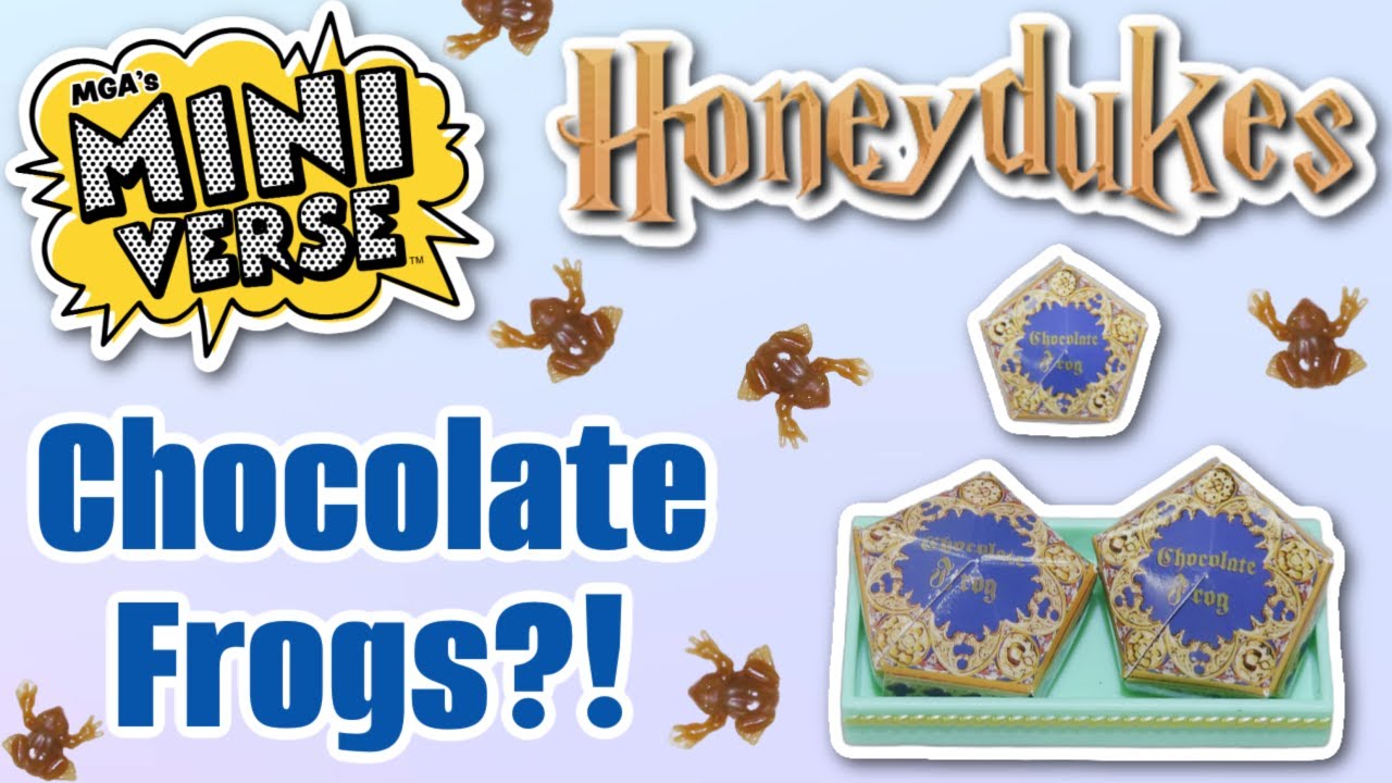 Making Chocolate Frogs from the NEW Harry Potter Miniverse Series! One of my Favorites so far!