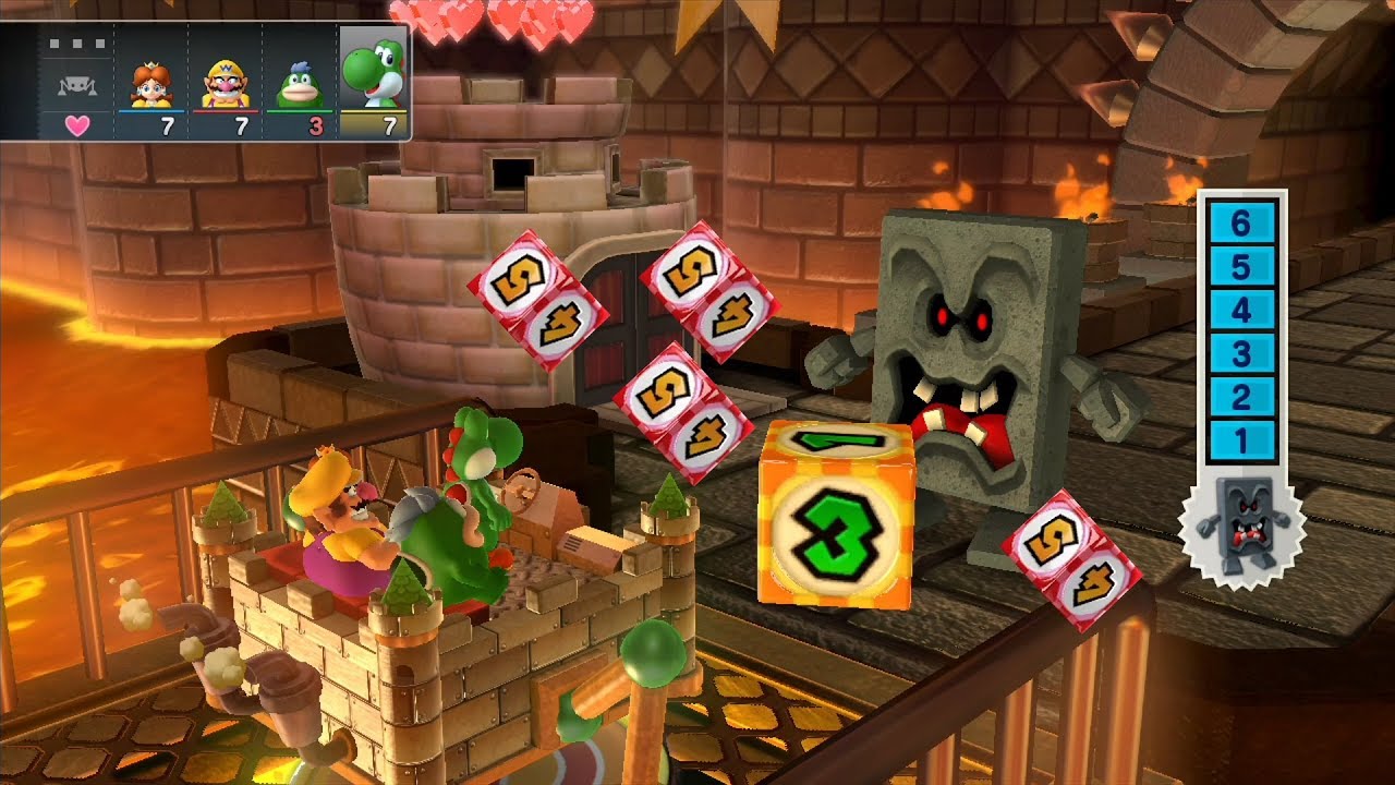 Mario Party 10 Play as Team Mario (Chaos Castle - Team Mario) #8 MARIO CRAZY