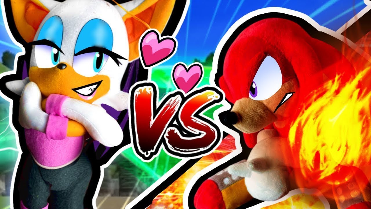 Knuckles VS Rouge | Sonic Plush Adventures
