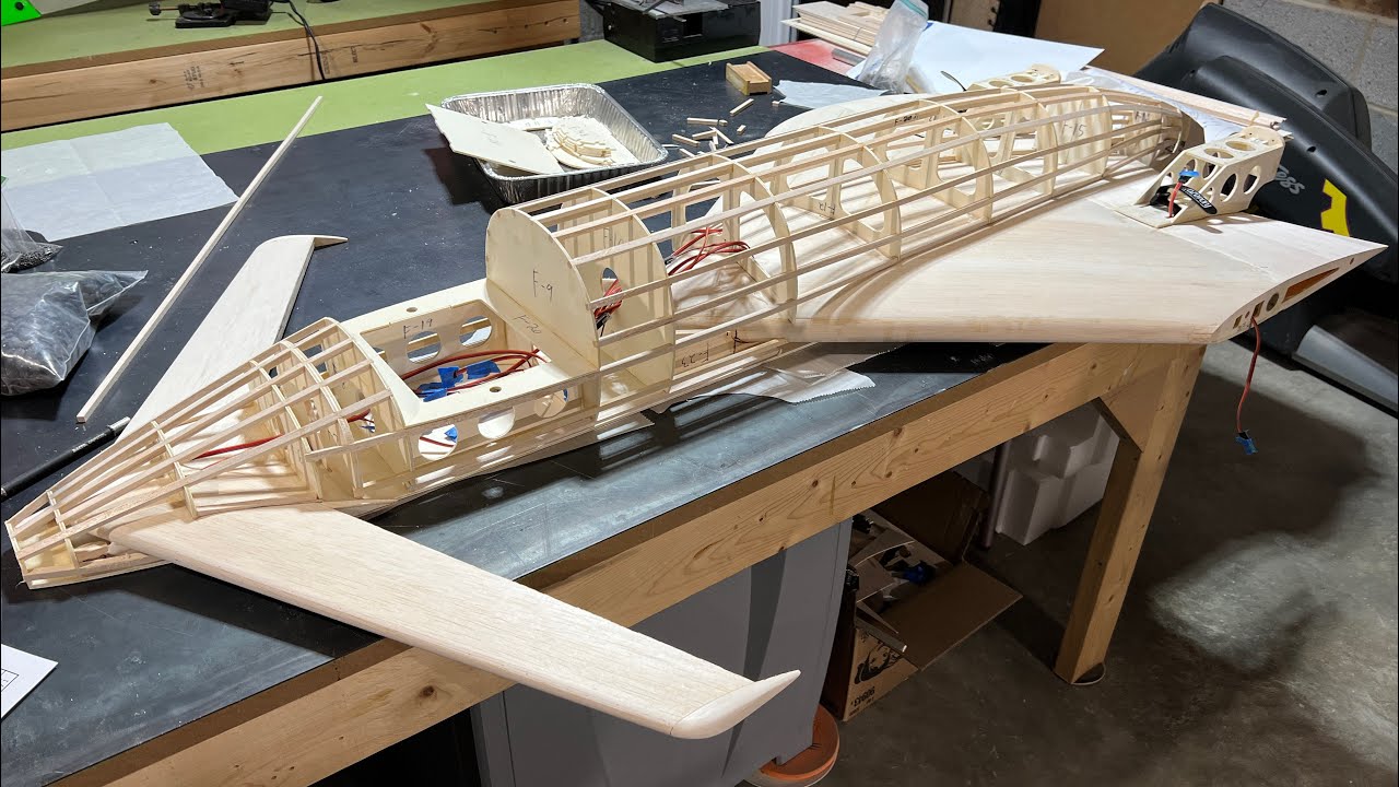 Part 12: AMTN Burt Rutan R/C Beechcraft Starship Building the Fuselage
