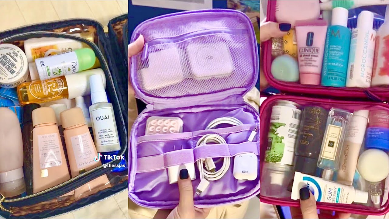 Travel Bag Packing Organizing TikTok Compilation