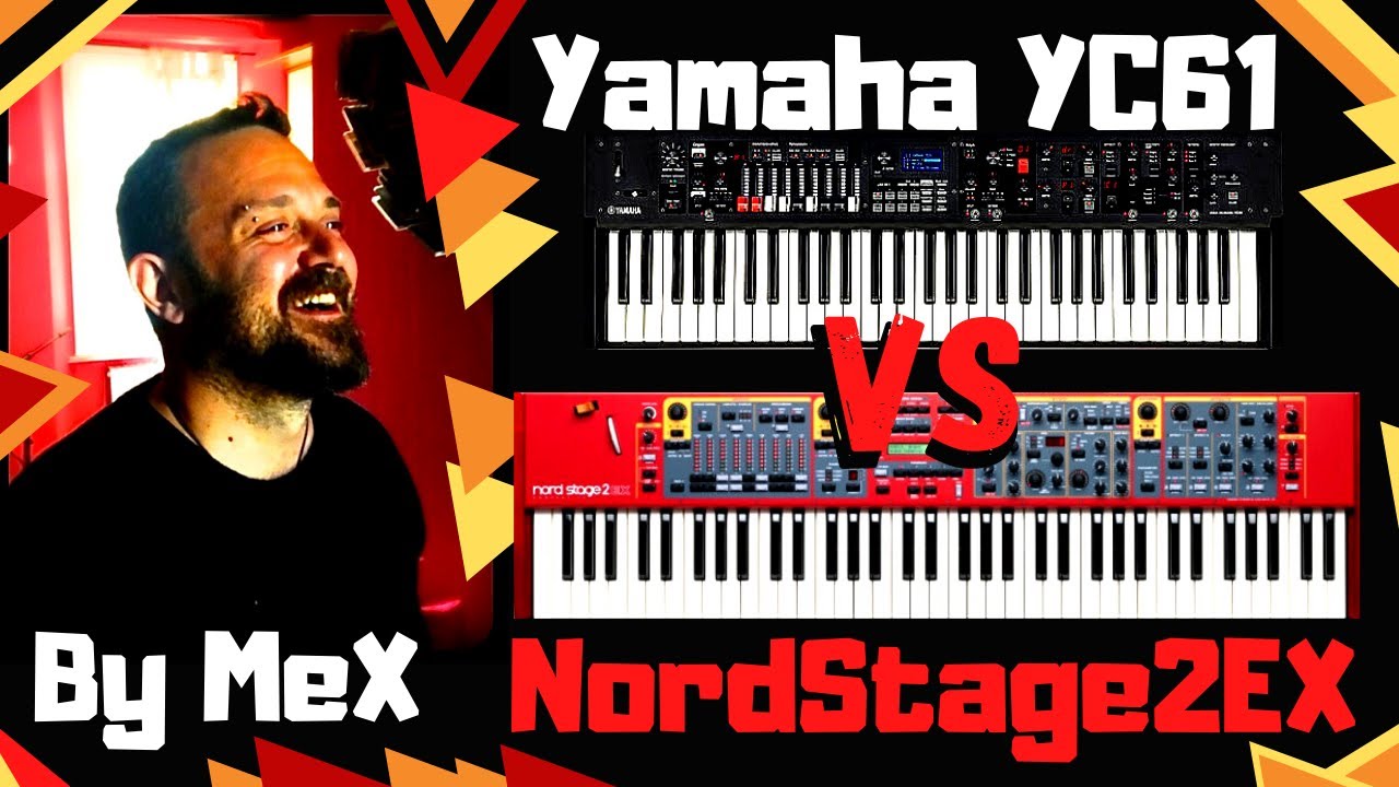 Yamaha YC61 vs NordStage by MeX (Subtitles)