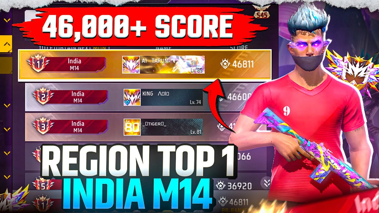 Finally M14 Top 1 Done 😍Region Pushing In Solo | Season 45 #gwtarun