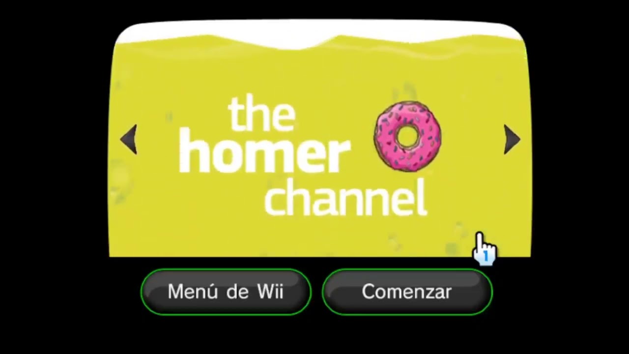 Mostrando mi menú de Wii hackeado de Dolphin