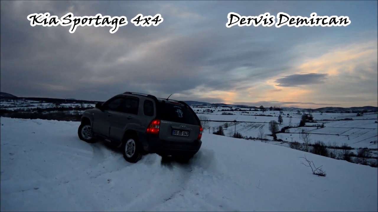 KİA SPORTAGE 4X4 KAR DENEMELERİ