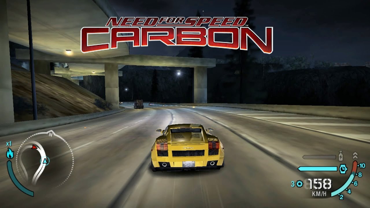Sound Test and Run Stock Lamborghini Gallardo | NFS Carbon