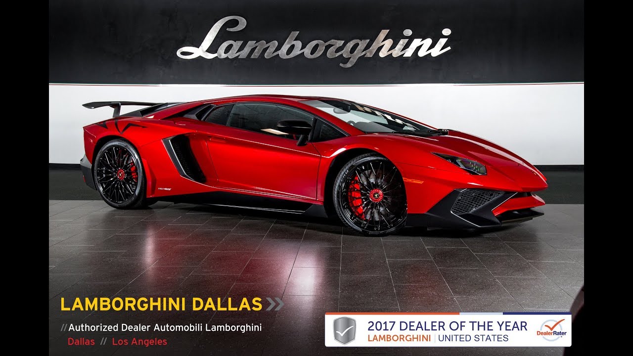 2016 Lamborghini Aventador SV LP 750-4 Rosso Bia LC468